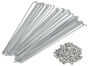 GPO Speichen-Set inkl. Nippel (2.6 x 210 mm) Stahl verchromt GPO Speichen-Set inkl. Nippel (2.6 x 210 mm) Stahl verchromt