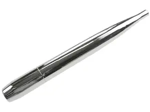 Silenziatore posteriore a sigaro Ø 28 / 65 mm (parte terminale chiusa) cromo Silenziatore posteriore a sigaro Ø 28 / 65 mm (parte terminale chiusa) cromo