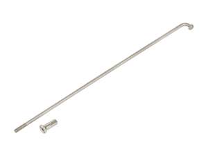 Ruota anteriore GPO a raggi singoli incl. nipplo (2,9 x 178 mm) Inox | Piaggio Ciao, Bravo, Boxer Ruota anteriore GPO a raggi singoli incl. nipplo (2,9 x 178 mm) Inox | Piaggio Ciao, Bravo, Boxer