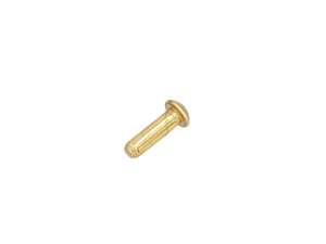 Chiodo seghettato 3 x 10 mm in ottone Chiodo seghettato 3 x 10 mm in ottone