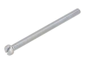 Schraube M6x90 Zylinderkopf Schlitz verzinkt Schraube M6x90 Zylinderkopf Schlitz verzinkt