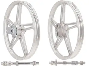 Set di ruote 17" argento fuso (5 razze) | Peugeot 103 Set di ruote 17" argento fuso (5 razze) | Peugeot 103