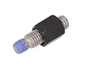 Adattatore attacco specchio M8 - M10 nero Adattatore attacco specchio M8 - M10 nero