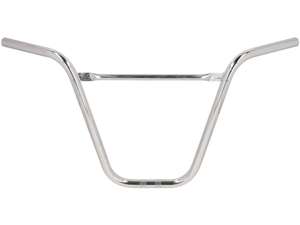 Piastra forcella manubrio 35 cm curva con puntone cromato Piastra forcella manubrio 35 cm curva con puntone cromato
