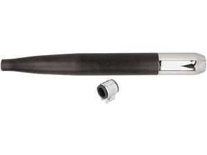 GPO Terminale per sigari Ø 28 / 60 mm nero / cromato | Sachs GPO Terminale per sigari Ø 28 / 60 mm nero / cromato | Sachs