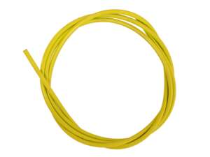 Guaina per cavo a coccodrillo Ø 5 mm giallo (al metro) Guaina interna in PTFE Guaina per cavo a coccodrillo Ø 5 mm giallo (al metro) Guaina interna in PTFE