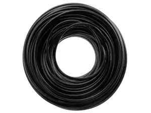 Guaina per cavo a coccodrillo Ø 5 mm nero (rotolo da 30 metri) Guaina interna in PTFE Guaina per cavo a coccodrillo Ø 5 mm nero (rotolo da 30 metri) Guaina interna in PTFE