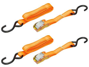 BGS Set di cinghie di fissaggio 2 m con gancio 4 pz. BGS Set di cinghie di fissaggio 2 m con gancio 4 pz.