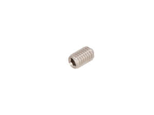 Vite senza testa M5x8 con esagono incassato e punta conica, acciaio inossidabile Vite senza testa M5x8 con esagono incassato e punta conica, acciaio inossidabile