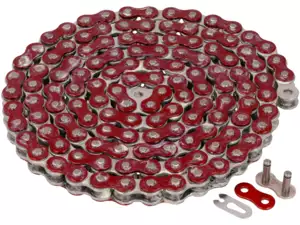 Catena di trasmissione CYC rosso metallizzato 415H (rinforzata) 128L Catena di trasmissione CYC rosso metallizzato 415H (rinforzata) 128L
