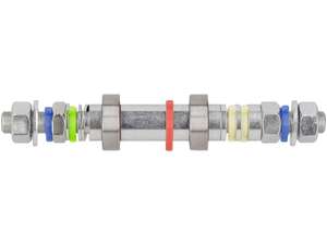 Asse ruota anteriore swiing® ingenious mozzo a raggi Ø 29 mm, kit con cuscinetti a sfera | Puch Asse ruota anteriore swiing® ingenious mozzo a raggi Ø 29 mm, kit con cuscinetti a sfera | Puch