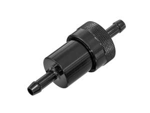 Raccordo filtro carburante GPO 6 mm alluminio nero (rimovibile) Raccordo filtro carburante GPO 6 mm alluminio nero (rimovibile)