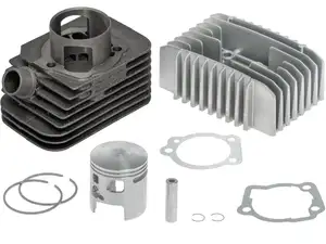 Kit cilindro Malossi 46,5 mm incl. testa 10 mm KoBo | Piaggio SI, Bravo, Grillo Kit cilindro Malossi 46,5 mm incl. testa 10 mm KoBo | Piaggio SI, Bravo, Grillo