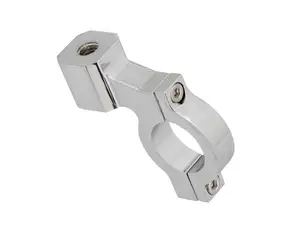 Staffa per specchio M8 alluminio cromo Staffa per specchio M8 alluminio cromo