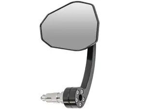 Specchio HIGHSIDER CNC "Evo" angolare ad innesto nero Specchio HIGHSIDER CNC "Evo" angolare ad innesto nero