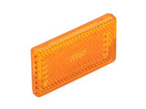 Reflektor 62 x 36 mm orange selbstklebend eckig Reflektor 62 x 36 mm orange selbstklebend eckig