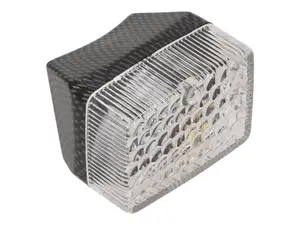 Luce posteriore Tun'R in carbonio - bianco Luce posteriore Tun'R in carbonio - bianco