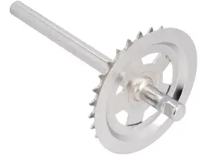 Asse pedale GPO 28 T. con chiavetta zincata | Piaggio Ciao Asse pedale GPO 28 T. con chiavetta zincata | Piaggio Ciao