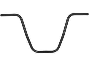 Piastra forcella manubrio 36 cm curva nera Piastra forcella manubrio 36 cm curva nera