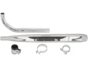 Set di scarico a sigaro Ø 28 / 65 mm cromato | Hercules Prima, Optima Set di scarico a sigaro Ø 28 / 65 mm cromato | Hercules Prima, Optima