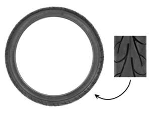 Continental 2.25 x 17" Go tires Semi-Slick Continental 2.25 x 17" Go tires Semi-Slick