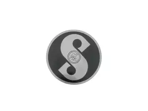 Sachs Emblem schwarz (geätztes Blech) Sachs Emblem schwarz (geätztes Blech)