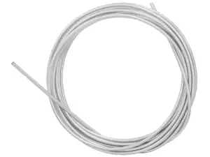 Guaina per cavi Ø 5 mm cromata (rotolo da 6 metri) Ingrassata in PTFE Guaina per cavi Ø 5 mm cromata (rotolo da 6 metri) Ingrassata in PTFE