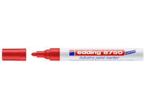 edding 8750 pennarello industriale 2 - 4 mm rosso edding 8750 pennarello industriale 2 - 4 mm rosso
