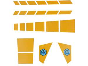 Set di adesivi cornice arancione | Piaggio SUPERbravo Set di adesivi cornice arancione | Piaggio SUPERbravo