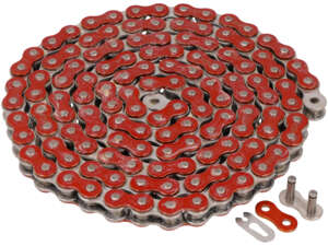 Catena di trasmissione CYC arancione metallizzato 415H (rinforzata) 128L Catena di trasmissione CYC arancione metallizzato 415H (rinforzata) 128L