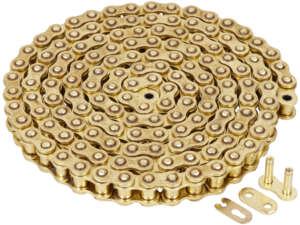 Catena di trasmissione A-Chain oro 428HS (rinforzata) 144L piccola moto Catena di trasmissione A-Chain oro 428HS (rinforzata) 144L piccola moto