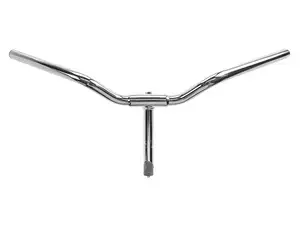 Manubrio con attacco 9 cm curvo cromato Manubrio con attacco 9 cm curvo cromato