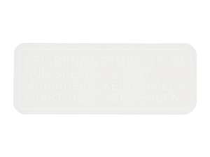 Adesivo "OEL-BENZINGEMISCH 1:50" 63 x 25 bianco | Puch Adesivo "OEL-BENZINGEMISCH 1:50" 63 x 25 bianco | Puch