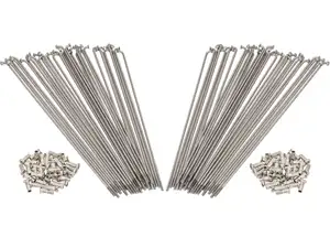 Set di raggi WWS da 17" con nipplo (mozzo HR90 coaster) Inox Set di raggi WWS da 17" con nipplo (mozzo HR90 coaster) Inox