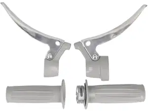 Set di maniglie automatiche a punta grigio Set di maniglie automatiche a punta grigio