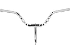 Manubrio con attacco 15 cm curvo cromato Manubrio con attacco 15 cm curvo cromato
