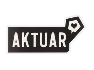 Adesivo mk-Merch "AKTUAR" 25 x 100 mm Adesivo mk-Merch "AKTUAR" 25 x 100 mm