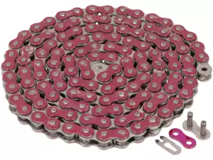 Catena di trasmissione CYC viola metallizzato 415H (rinforzata) 128L Catena di trasmissione CYC viola metallizzato 415H (rinforzata) 128L