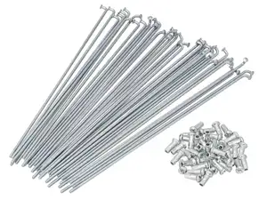 Set di raggi GPO con nipplo (2,6 x 215 mm) in acciaio zincato | Sachs / DKW / Göricke Set di raggi GPO con nipplo (2,6 x 215 mm) in acciaio zincato | Sachs / DKW / Göricke