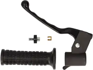 Set leva freno Domino sinistra alluminio nero | Piaggio Ciao PX, SI Set leva freno Domino sinistra alluminio nero | Piaggio Ciao PX, SI