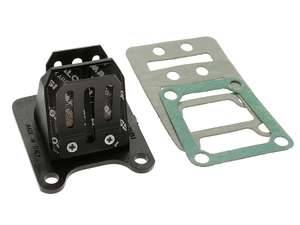 Malossi inserto a 4 membrane pieghevoli in carbonite | Puch / Peugeot 103 SP, 104, 105 Malossi inserto a 4 membrane pieghevoli in carbonite | Puch / Peugeot 103 SP, 104, 105