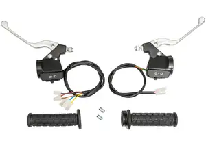 Set di maniglie Lusito con indicatore di direzione, luce e clacson Set di maniglie Lusito con indicatore di direzione, luce e clacson