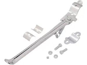 Supporto laterale sinistro a montaggio circolare 30 cm cromo Supporto laterale sinistro a montaggio circolare 30 cm cromo