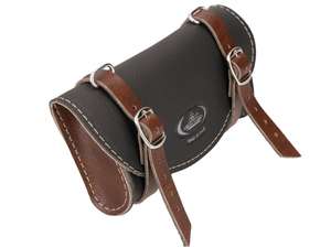 Borsa a tracolla "Classic" nera / marrone scuro Borsa a tracolla "Classic" nera / marrone scuro