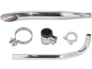 Auspuff-Set Sidepipe Ø 32 / 60 mm Chrom | Sachs 503 Auspuff-Set Sidepipe Ø 32 / 60 mm Chrom | Sachs 503
