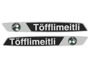 Adesivo per serbatoio "Töfflimeitli" Puch Maxi S, N | Supermaxi LG1, LG2 Adesivo per serbatoio "Töfflimeitli" Puch Maxi S, N | Supermaxi LG1, LG2