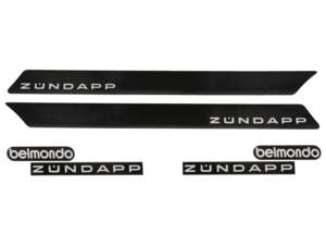 Set di adesivi serbatoio e protezioni laterali 1974 - 1975 | Zündapp Belmondo Set di adesivi serbatoio e protezioni laterali 1974 - 1975 | Zündapp Belmondo