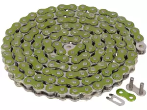 Catena di trasmissione CYC verde metallizzato 415H (rinforzata) 128L Catena di trasmissione CYC verde metallizzato 415H (rinforzata) 128L