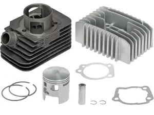 Kit cilindro Malossi 46,5 mm incl. testa 12 mm KoBo | Piaggio SI, Bravo, Grillo Kit cilindro Malossi 46,5 mm incl. testa 12 mm KoBo | Piaggio SI, Bravo, Grillo