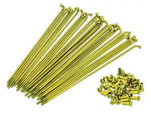 Set di raggi GPO 19" incl. nipplo (2,9 x 212 mm) oro Set di raggi GPO 19" incl. nipplo (2,9 x 212 mm) oro